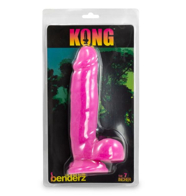 Kong Benderz Dual Density Dong 7in Pink Default Title