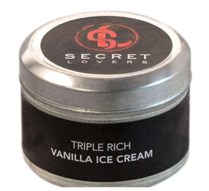 Secret Lovers Vanilla Ice Cream Mini Edible Massage Candle 1oz Default Title