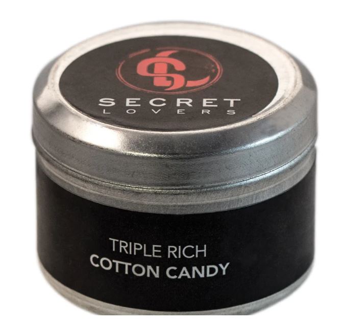 Secret Lovers Cotton Candy Mini Edible Massage Candle 1oz Default Title
