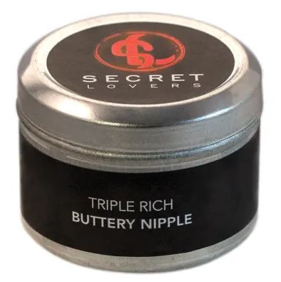 Secret Lovers Buttery Nipple Mini Edible Massage Candle 1oz Default Title