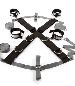 Fifty Shades Keep Still Over The Bed Cross Restraint Silver Default Title