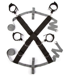 Fifty Shades Keep Still Over The Bed Cross Restraint Silver Default Title
