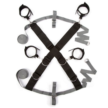 Fifty Shades Keep Still Over The Bed Cross Restraint Silver Default Title