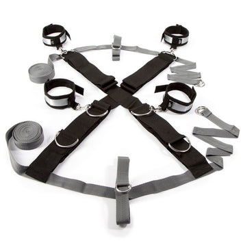 Fifty Shades Keep Still Over The Bed Cross Restraint Silver Default Title