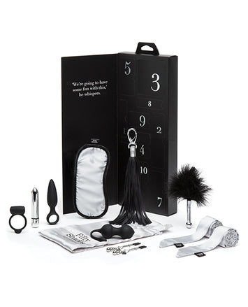 Fifty Shades Of Grey Pleasure Overload 10 Days Of Play Gift Set Black Default Title