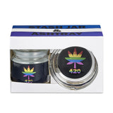 Rainbow Leaf Ashtray & Stash Jar Set