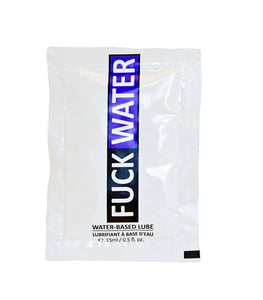 Fuck Water .3 Oz Water Based Lubricant Pillow Packs Default Title