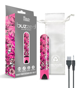 Prints Charming Buzzed Higher Power Rechargeable Bullet Blazing Beauty