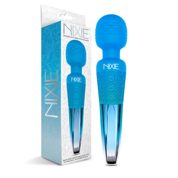 Nixie Wand Massager Ombre Metallic Blue
