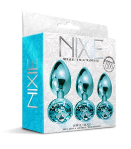 Nixie Metal Plug Trainer Set Metallic Blue