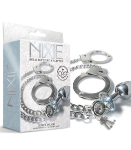 Nixie Metal Plug & Cuff Set Silver Small Default Title