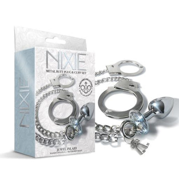 Nixie Metal Plug & Cuff Set Silver Small Default Title