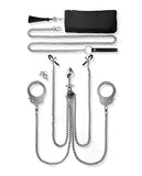 Nixie Interchangeable 8pc Bondage Kit Silver