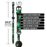 Stoner Vibes Breathable Ball Gag Glow In The Dark Chronic Collection