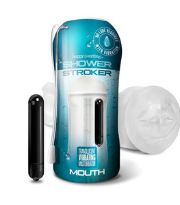 Happy Ending Vibrating Shower Stroker Mouth Default Title