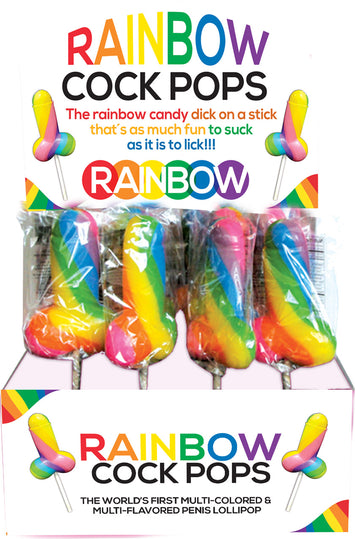 Rainbow Cock Pop 12pc Display Default Title