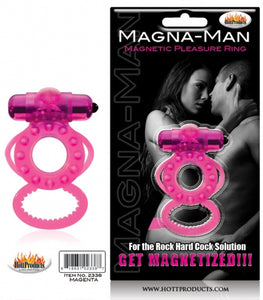 Magna Man Magnetic Ring Magenta