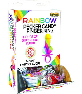 Rainbow Ring Pop Display 12pc