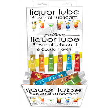 Liquor Lube 10ml Resealable Tubes 6 Asst Flavors 72pc Dsp Default Title