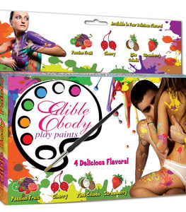 Edible Body Paints 4 Pack Box Default Title