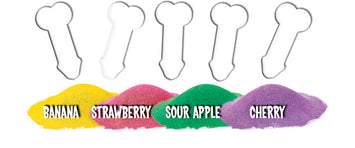Dick N Dip Pecker Candy Fun Dip Asst Flavors 40pc Display Default Title