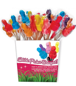 Pecker Candy Bouquet 72 Pcs Pail Display