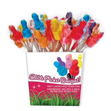 Pecker Candy Bouquet 72 Pcs Pail Display Default Title