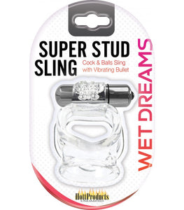 Wet Dreams Super Stud Sling Clear