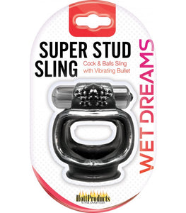 Wet Dreams Super Stud Sling Clear