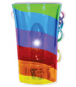 Light Up Rainbow Pecker Shot Glass