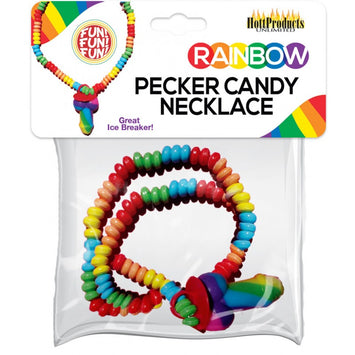 Rainbow Cock Candy Necklace Default Title