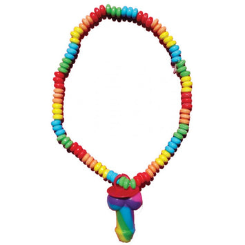 Rainbow Cock Candy Necklace Default Title