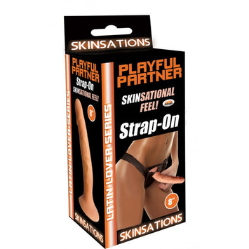 Skinsations Latin Lover Playful Partner 8 Strap On 