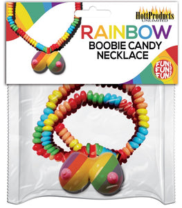 Rainbow Boobie Candy Necklace