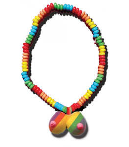 Rainbow Boobie Candy Necklace