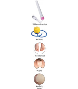 Fuck Friends Tiffany Love Doll W/ 3 Orifices Default Title