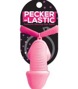 Pecker Lastick Hair Tie Pink