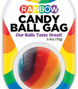 Rainbow Candy Ball Gag