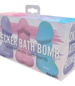 Pecker Bath Bomb 3pk Scented Lavender Rose & Ocean