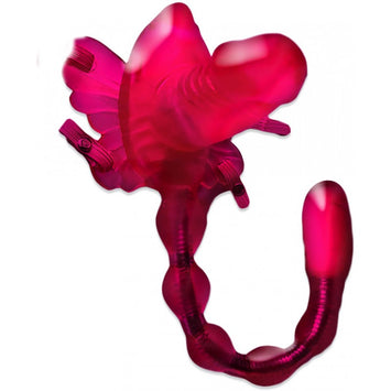 Wet Dreams Butterfly Baller Sex Harness W/ Dildo & Dual Motors Default Title