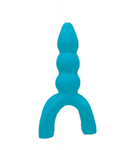 Tongue Star Thrill Seeker Tongue Vibe W/ Pleasure Ribs Blue