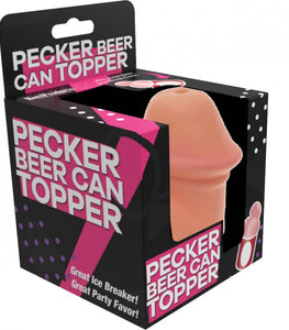 Pecker Beer Can Topper