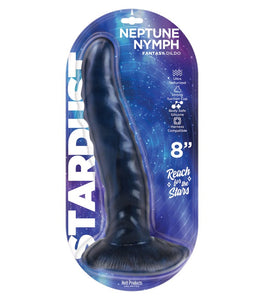 Stardust Neptune Nymph Silicone Dildo 8in Purple