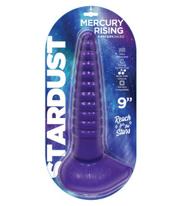 Stardust Mercury Rising Silicone Dildo 9in Purple