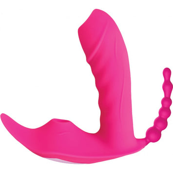 Sweet Sex Body Candy Silicone Toy W/ Tongue & Beads Magenta Default Title