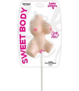 Lusty Lickers Female Torso Pop Vanilla Flavor