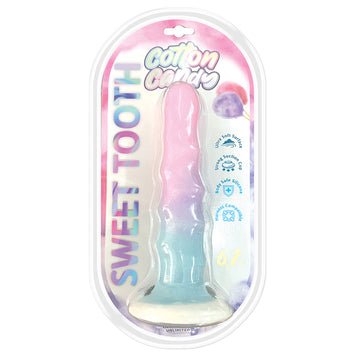 Cotton Candy Sweet Tooth 6.7in Silicone Dildo Default Title