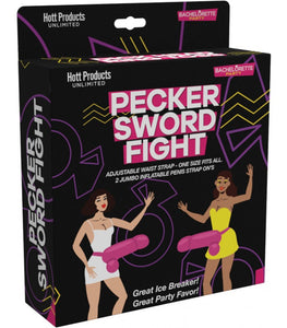 Pecker Sword Fight Game Strap On Large Penis 2 Pack