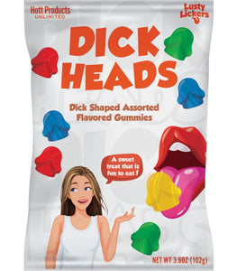 Dick Heads Penis Shaped Gummies 12 Pc Display