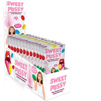 Sweet Pussy Gummies 4 Assorted Fruit Flavors 12 Pc Display Default Title